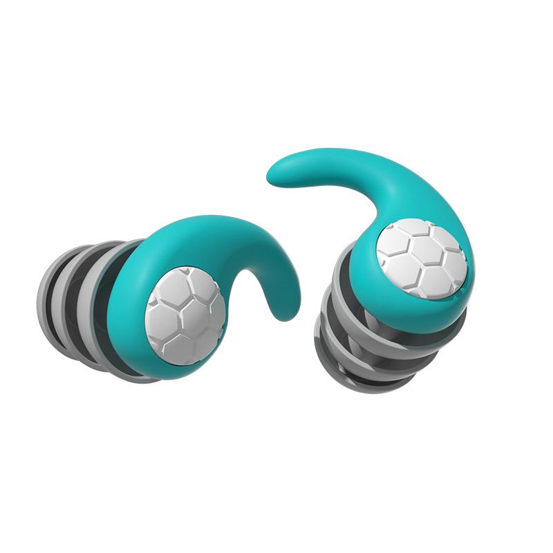 Bouchons d’Oreilles Antibruit Étanches en Silicone