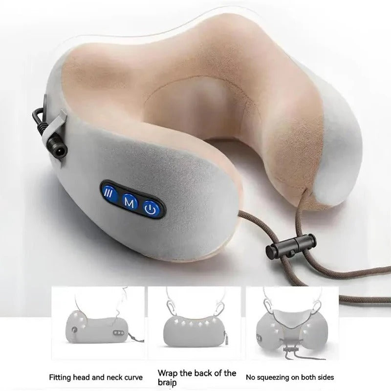 Oreiller de Massage Chauffant Électrique