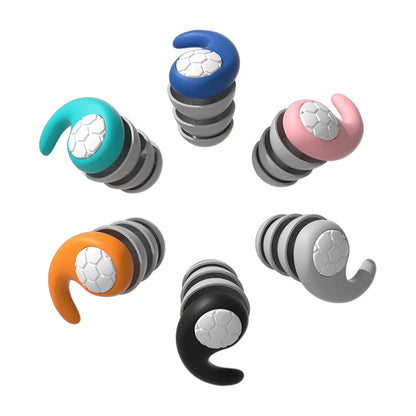 Bouchons d’Oreilles Antibruit Étanches en Silicone