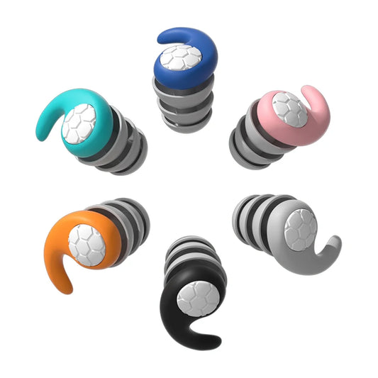 Bouchons d’Oreilles Antibruit Étanches en Silicone
