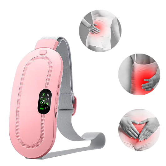 Ceinture Chauffante & Vibrante pour Crampes Menstruelles